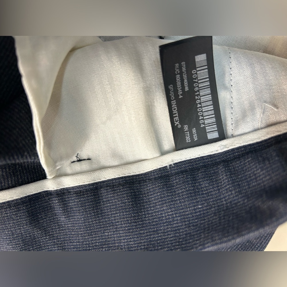 Zara Men's Navy Dress Pants - Picture 4 of 9